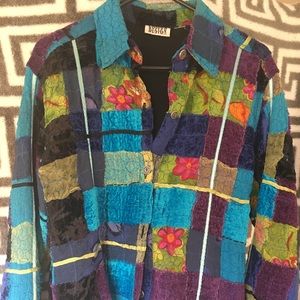 Chico’s flower patch jacket